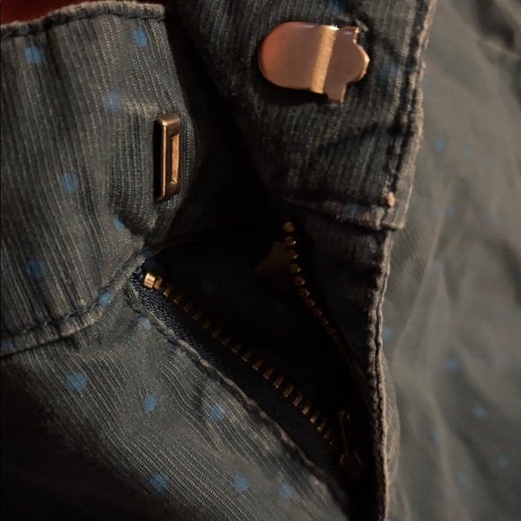 Y2k low rise Navy blue shorts with polka dots - Picture 7 of 7